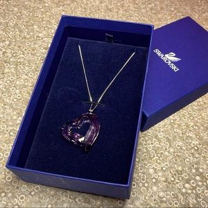 Swarovski Loveheart Lilac Pendant 1087209